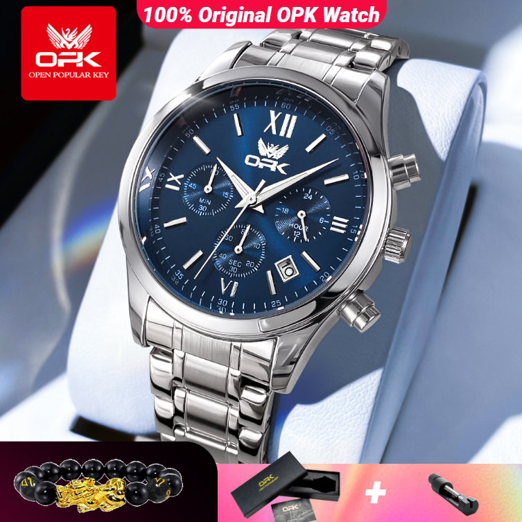 Men Accessories For Hand - OPK 6052 Mens Watch Automatic Date