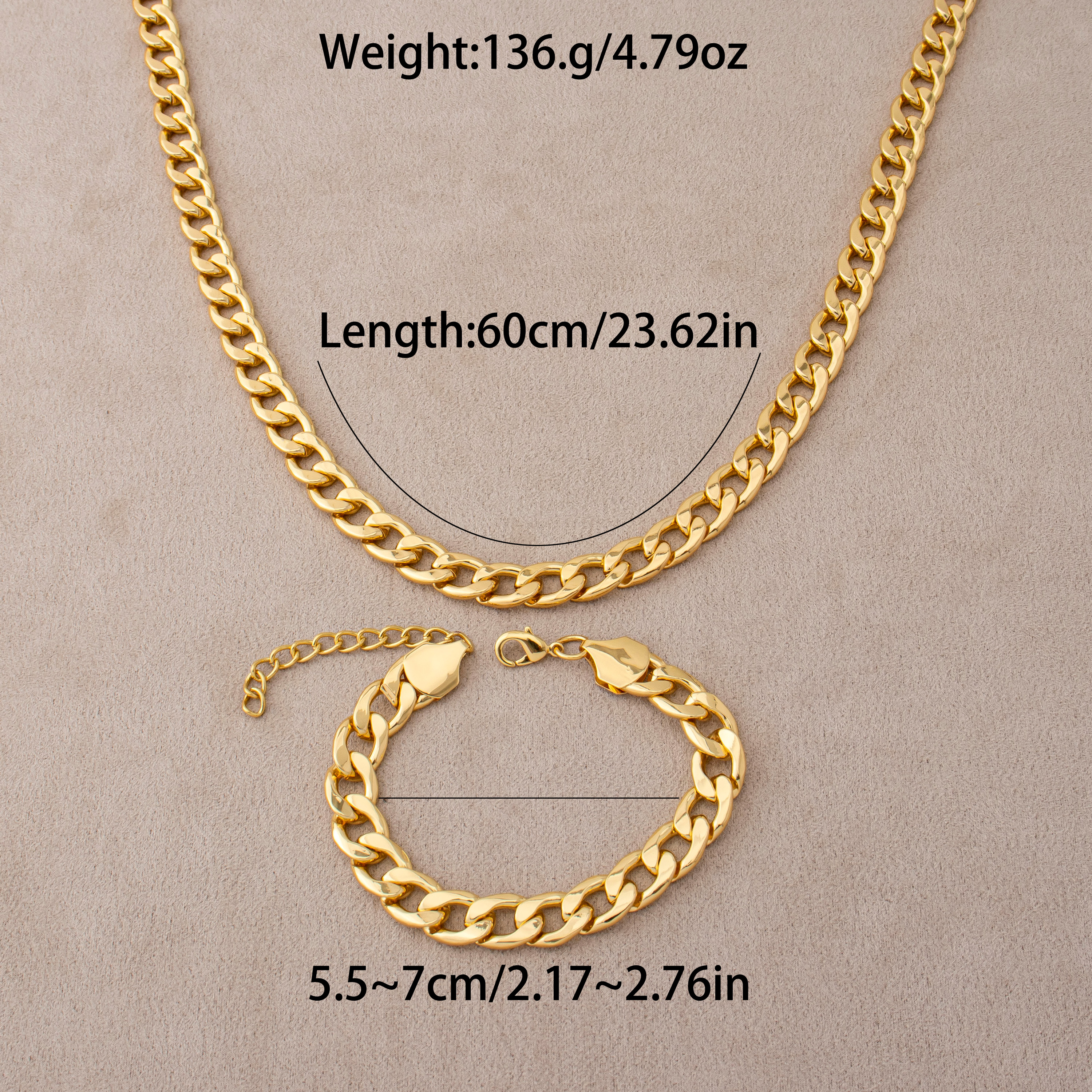Dubai 18k Gold-Plated Cuban Ne - огляд і ціна Men Accessories In Dubai