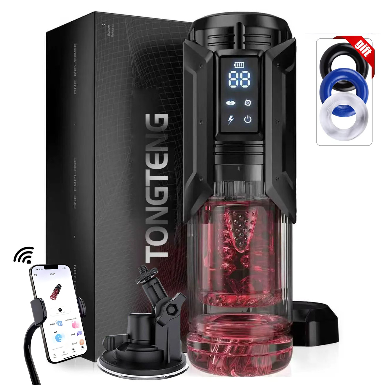 APP LED Automatic Male Masturb - огляд і ціна Men'S Vegan Accessories