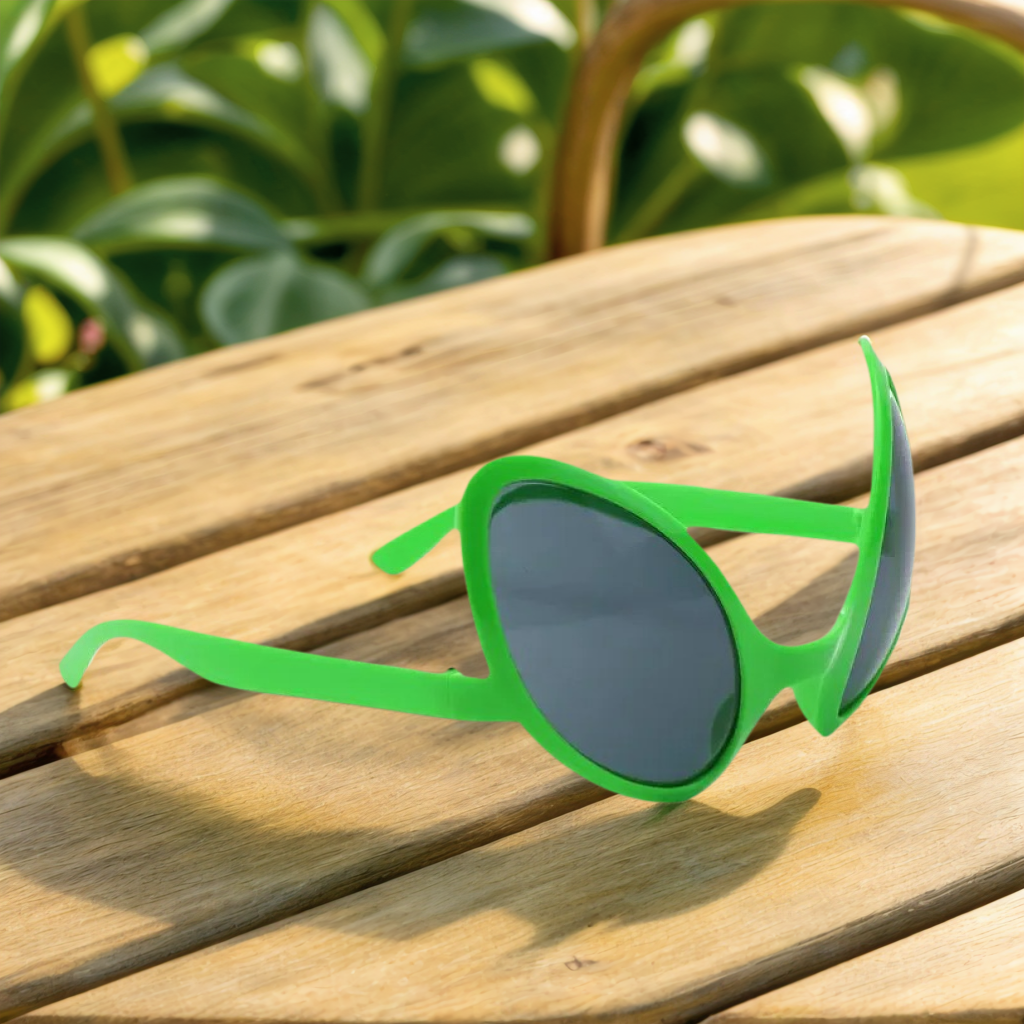 Green Alien Martian Quirky Sun - огляд і ціна Men'S Vegan Accessories