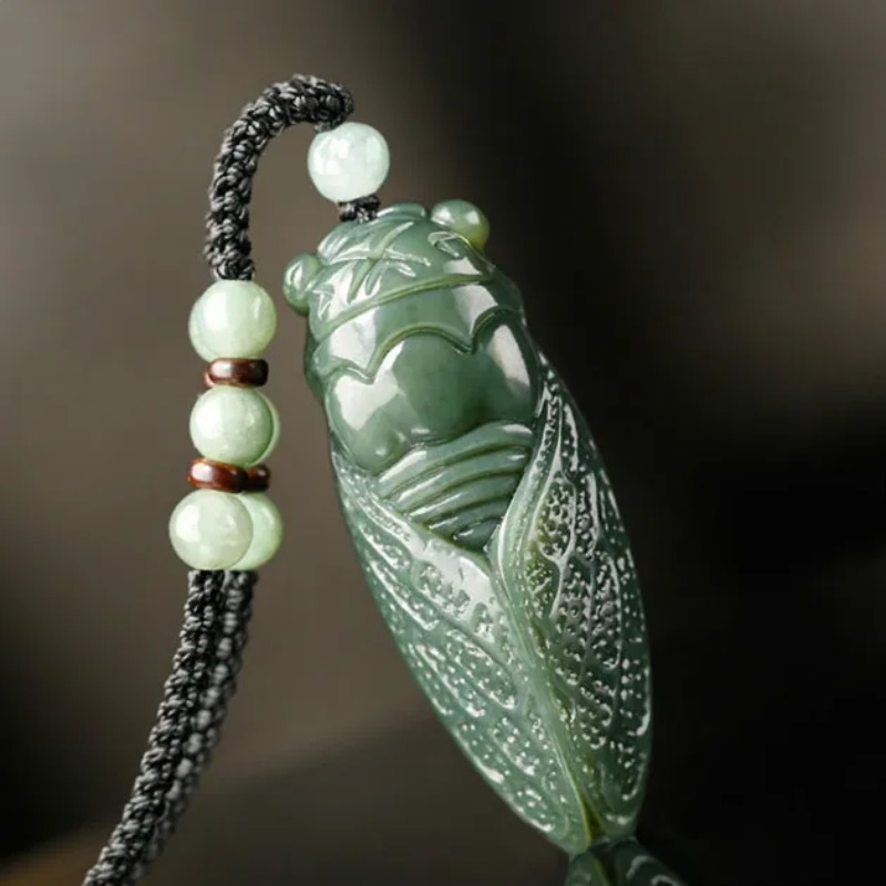 Natural Hetian Jade Cicada Pen - огляд і ціна Men Accessories For Hand