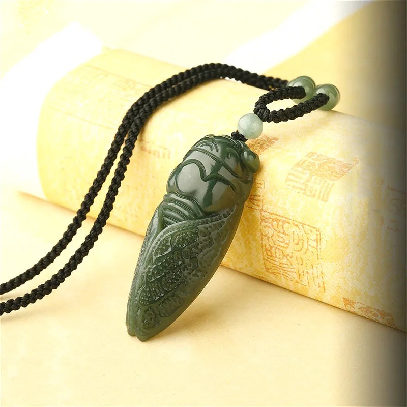 Natural Hetian Jade Cicada Pen - огляд і ціна Men Accessories For Hand