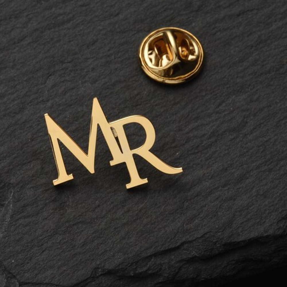 Custom Initials Brooch for Men - огляд і ціна Men Accessories Brooch
