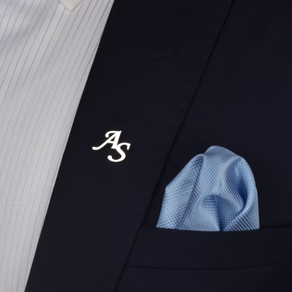 Custom Initials Brooch for Men - огляд і ціна Men Accessories Brooch