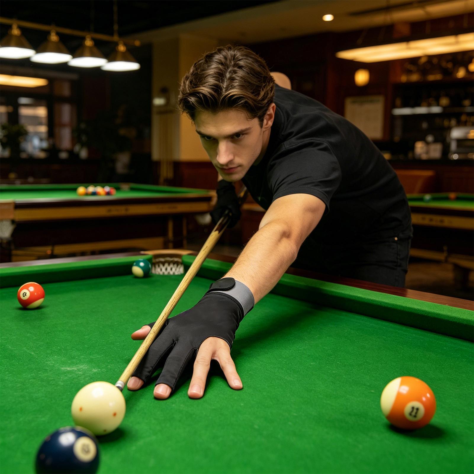 Pool Glove Left Hand 3-Finger  - огляд і ціна Men Accessories For Hand