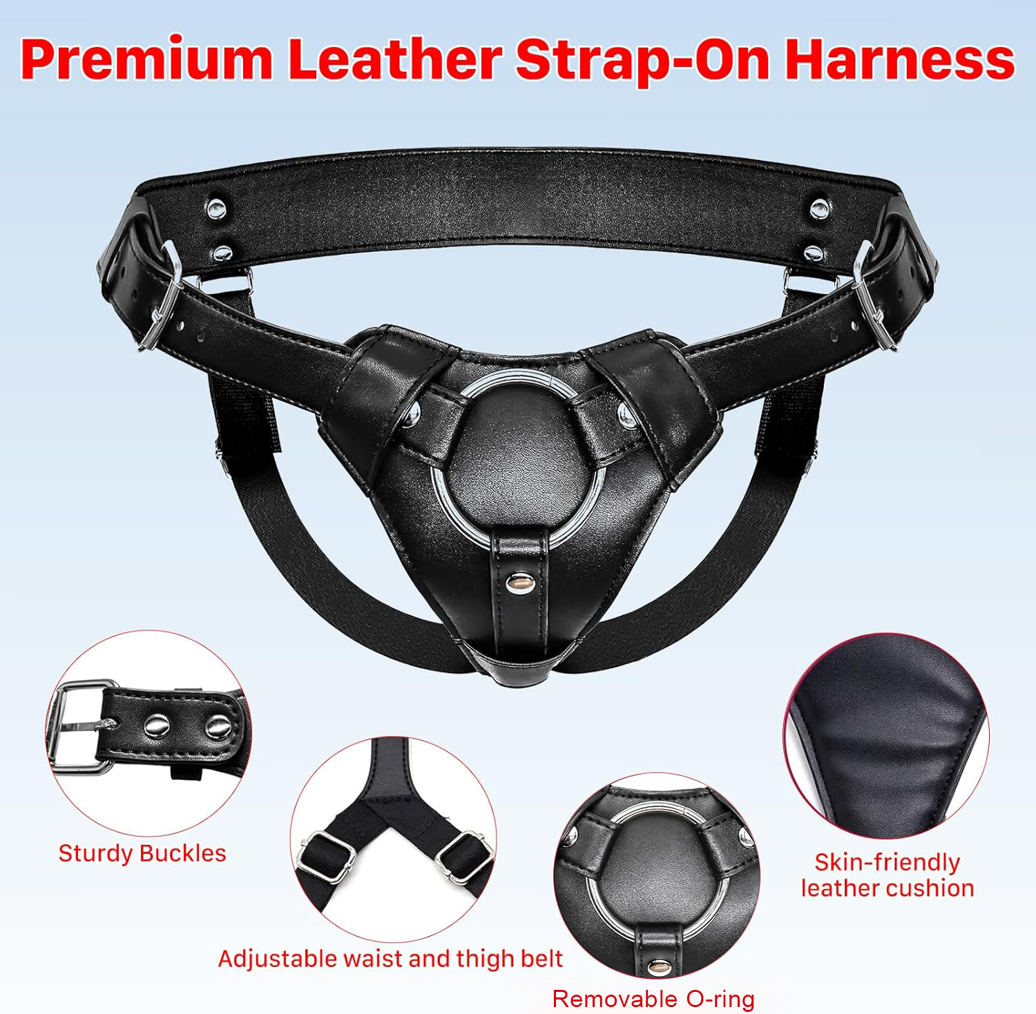 Strap On Dildo Harness Adult S - огляд і ціна Men'S Vegan Accessories