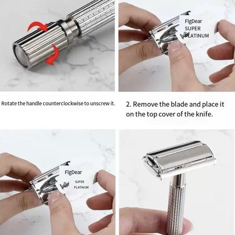 Double Edge Shaving Razor Set  - огляд і ціна Men Accessories Combo Set