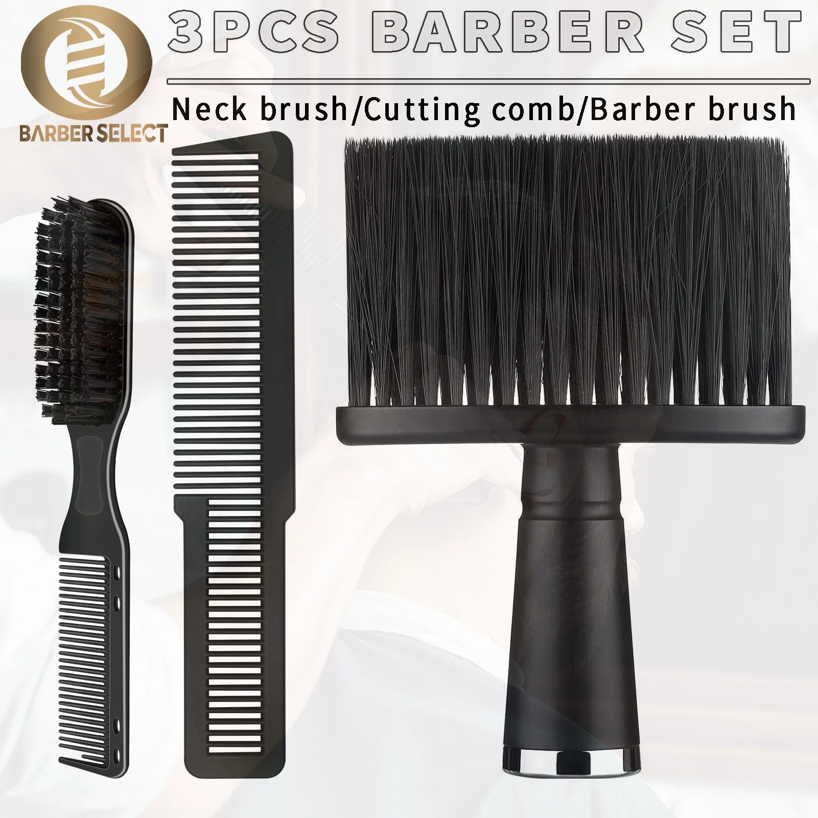 3Pcs Barber Haircut Set With N - огляд і ціна Men Accessories Combo Set
