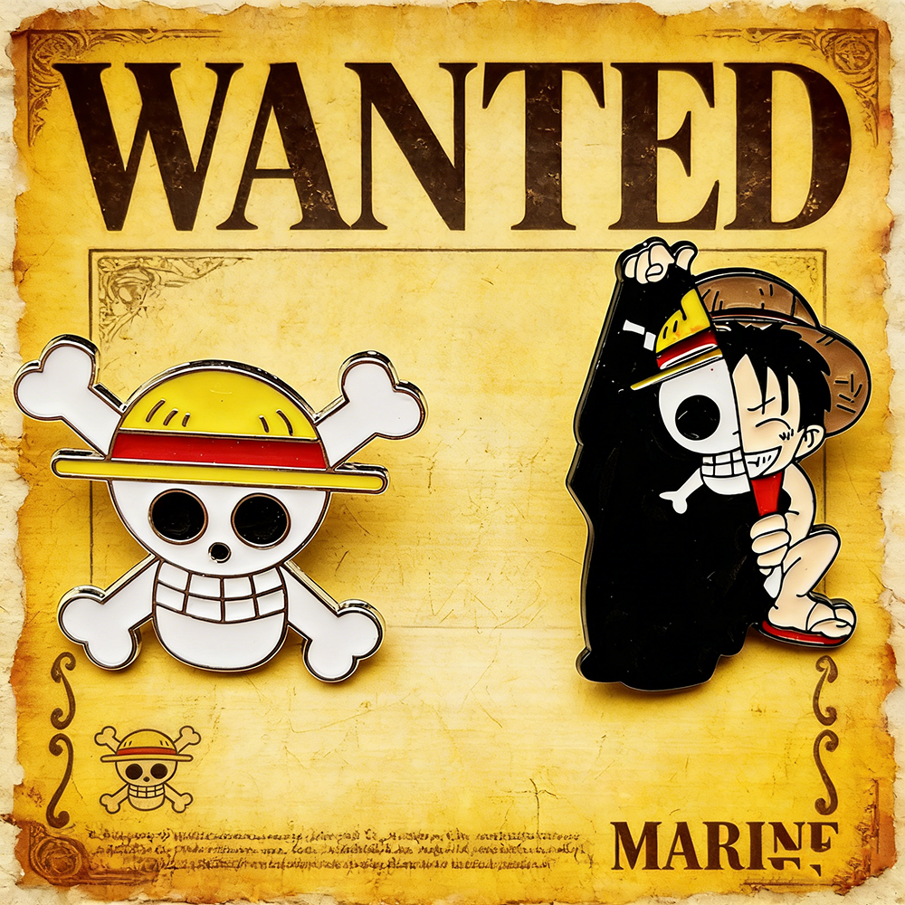 2026 New 2pcs Cute Luffy Anime - огляд і ціна Men Accessories Brooch