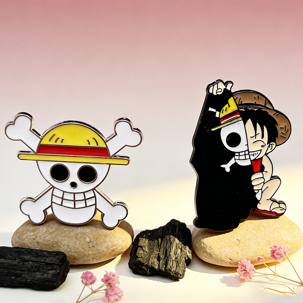 2026 New 2pcs Cute Luffy Anime - огляд і ціна Men Accessories Brooch