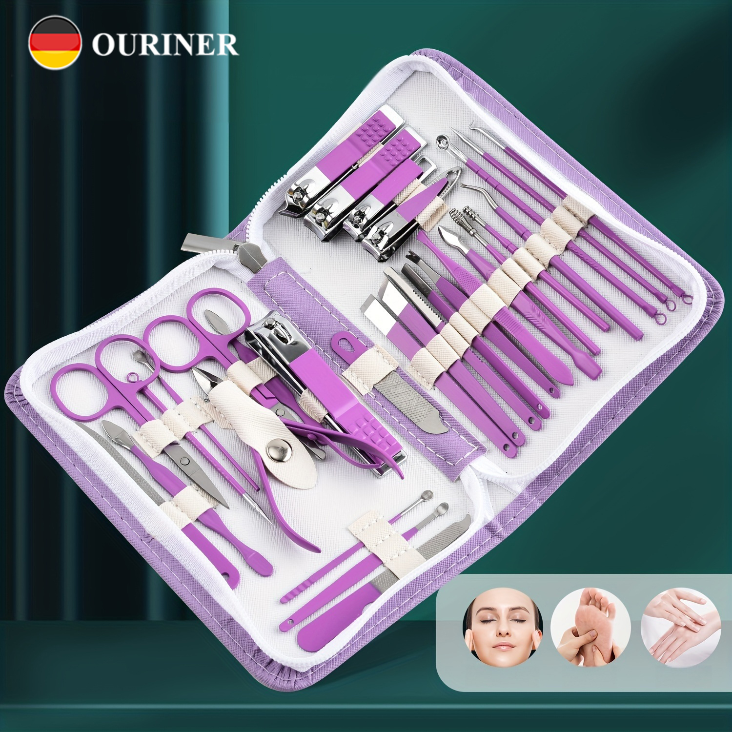 Manicure kit 30 Pcs Set Person - огляд і ціна Men Accessories Combo Set