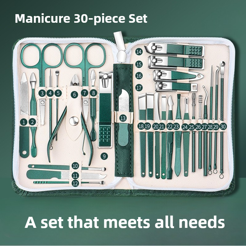 Manicure kit 30 Pcs Set Person - огляд і ціна Men Accessories Combo Set