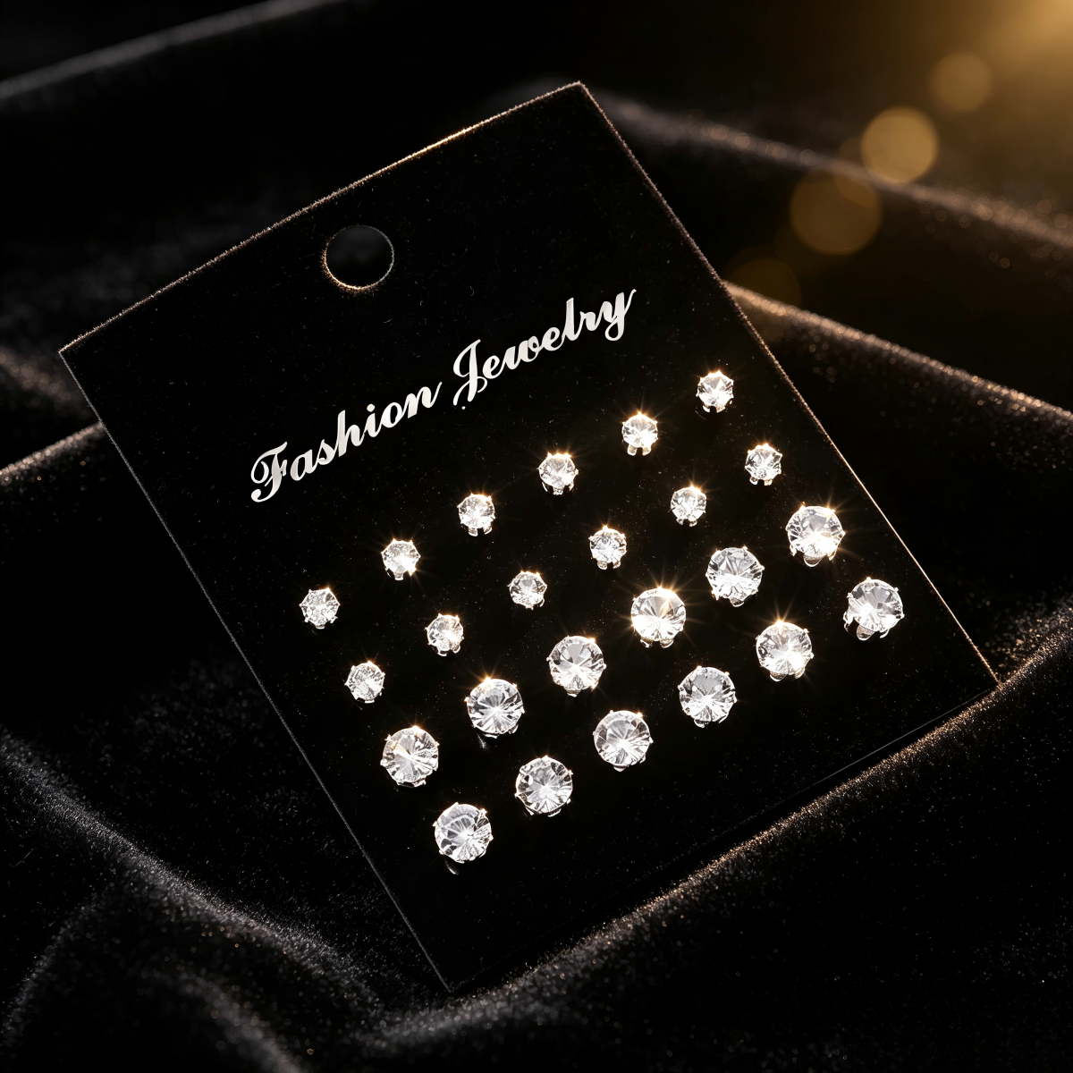 12 Pairs Cubic Zirconia Simula - огляд і ціна Men Accessories Combo Set