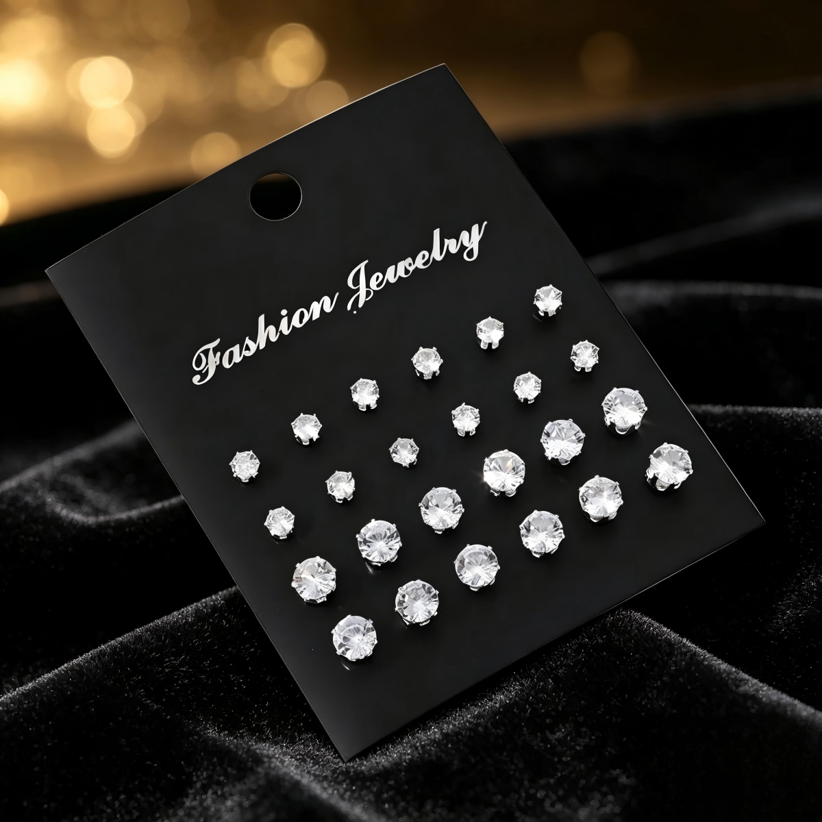 12 Pairs Cubic Zirconia Simula - огляд і ціна Men Accessories Combo Set