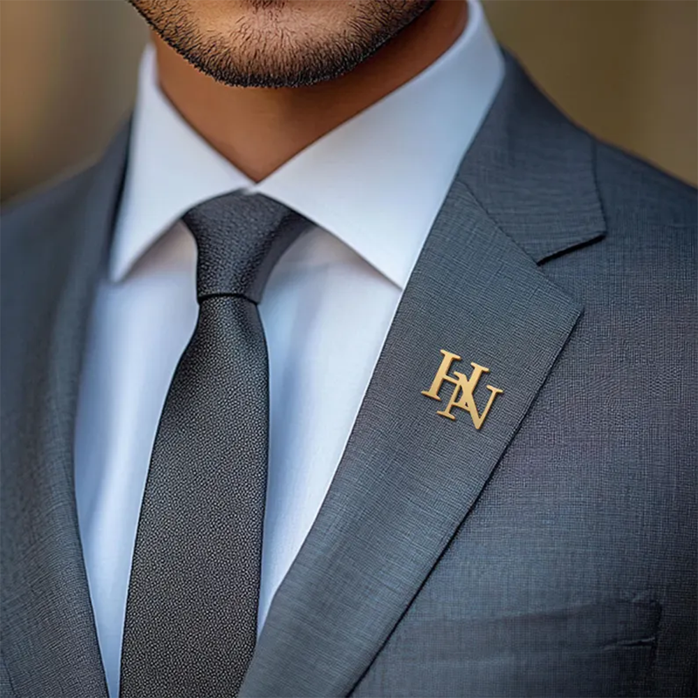 Personalized Fashion Custom Le - огляд і ціна Men Accessories Brooch