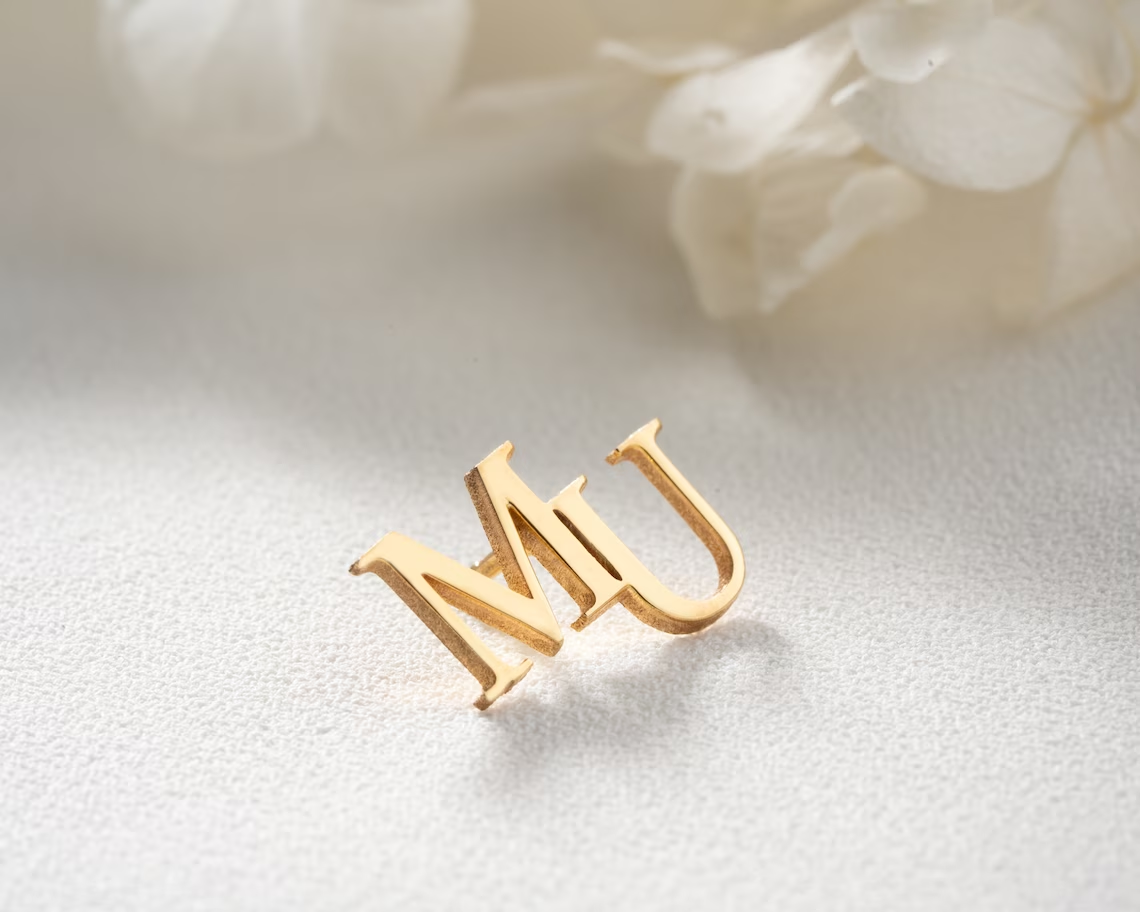 Personalized Initials Jacket L - огляд і ціна Men Accessories Brooch