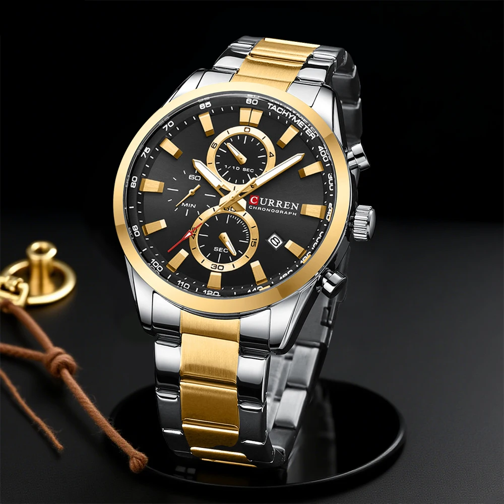 CURREN Casual Quartz Chrono Sp - огляд і ціна Men'S Accessories Fashion