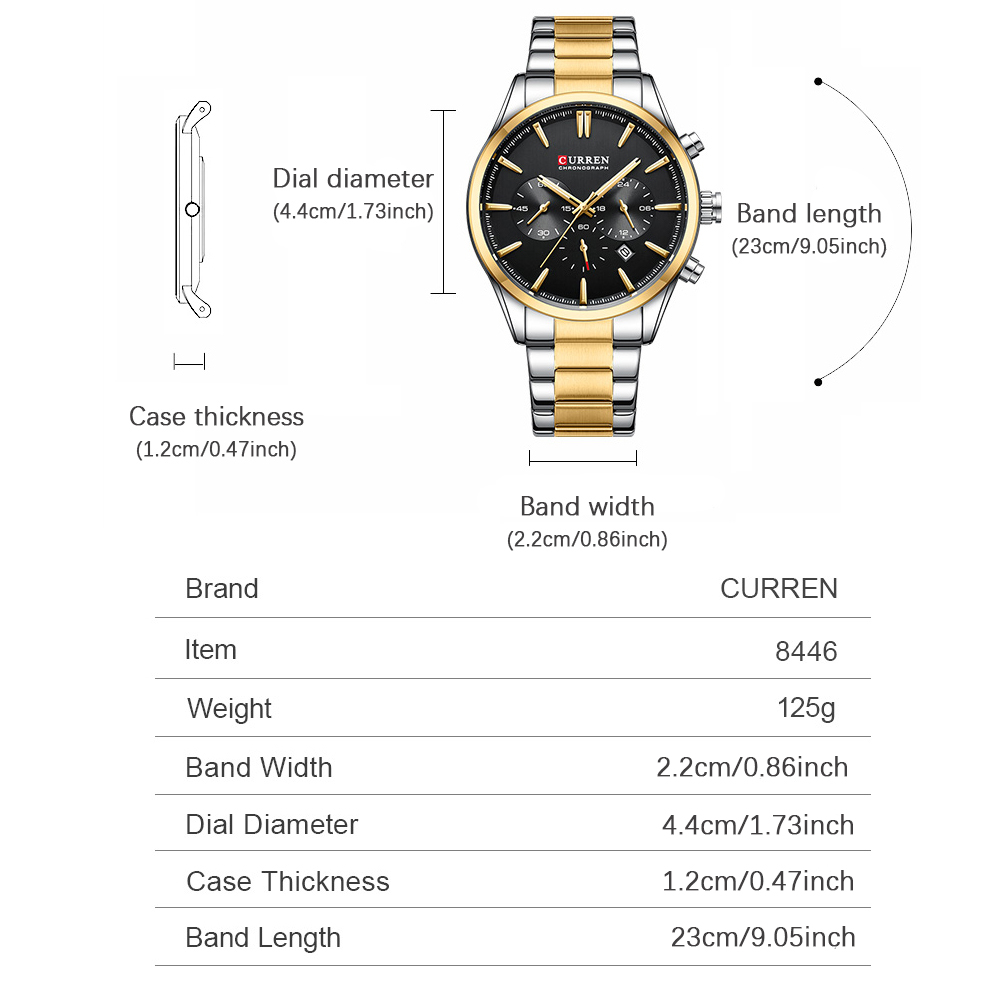 CURREN Casual Quartz Chrono Sp - огляд і ціна Men'S Accessories Fashion