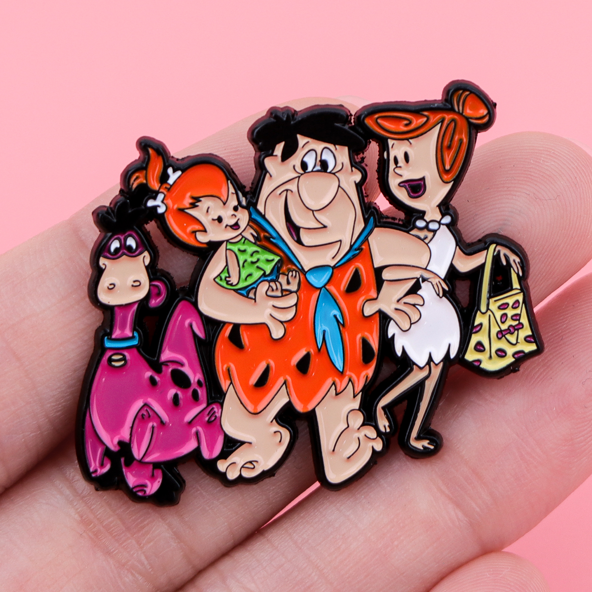Cartoon Dinosaur Enamel Pin Ba - огляд і ціна Men Accessories Brooch