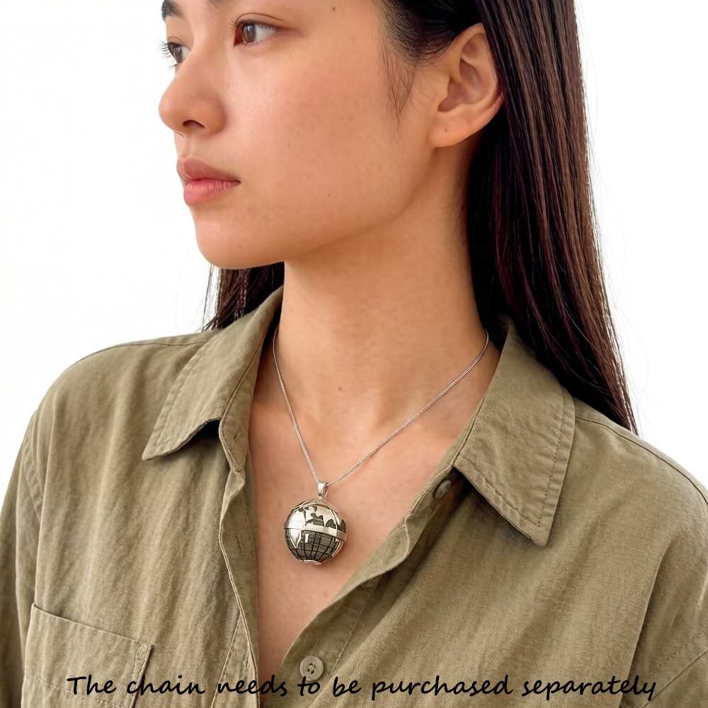 Pendant Gray Globe,Brand New F - огляд і ціна Men'S Accessories Jewelry Brands