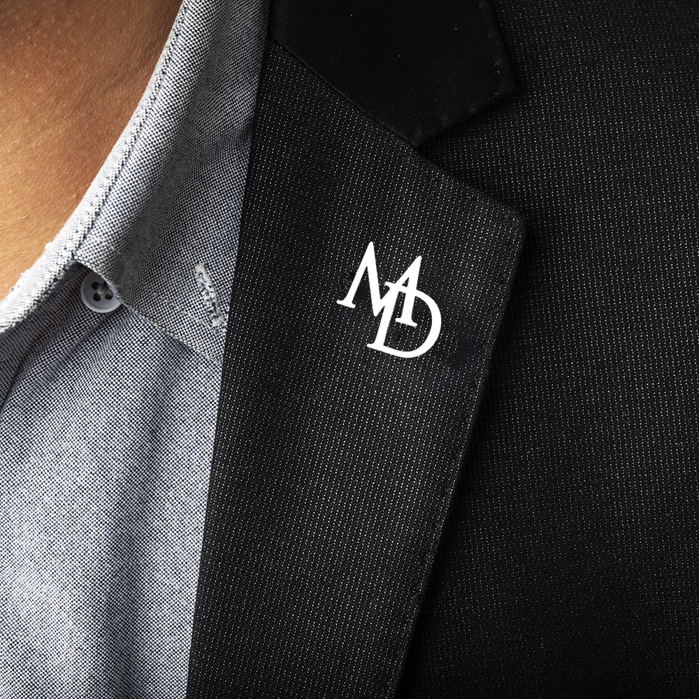 Tangula Custom Initials Brooch - огляд і ціна Men Accessories Brooch