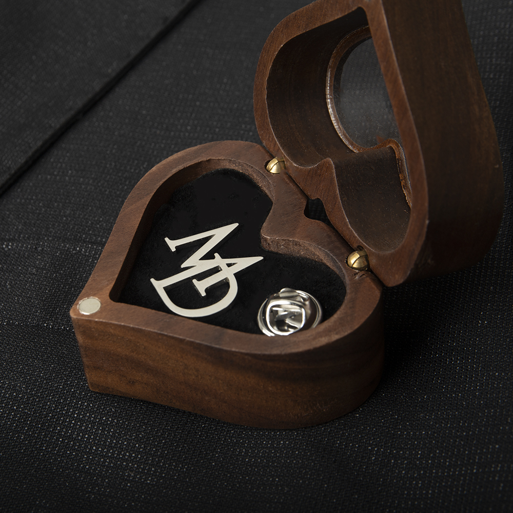 Tangula Custom Initials Brooch - огляд і ціна Men Accessories Brooch