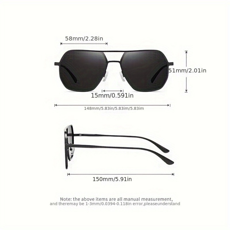 Big Frame Square Polarized Pho - огляд і ціна Sunglasses Polarized Men