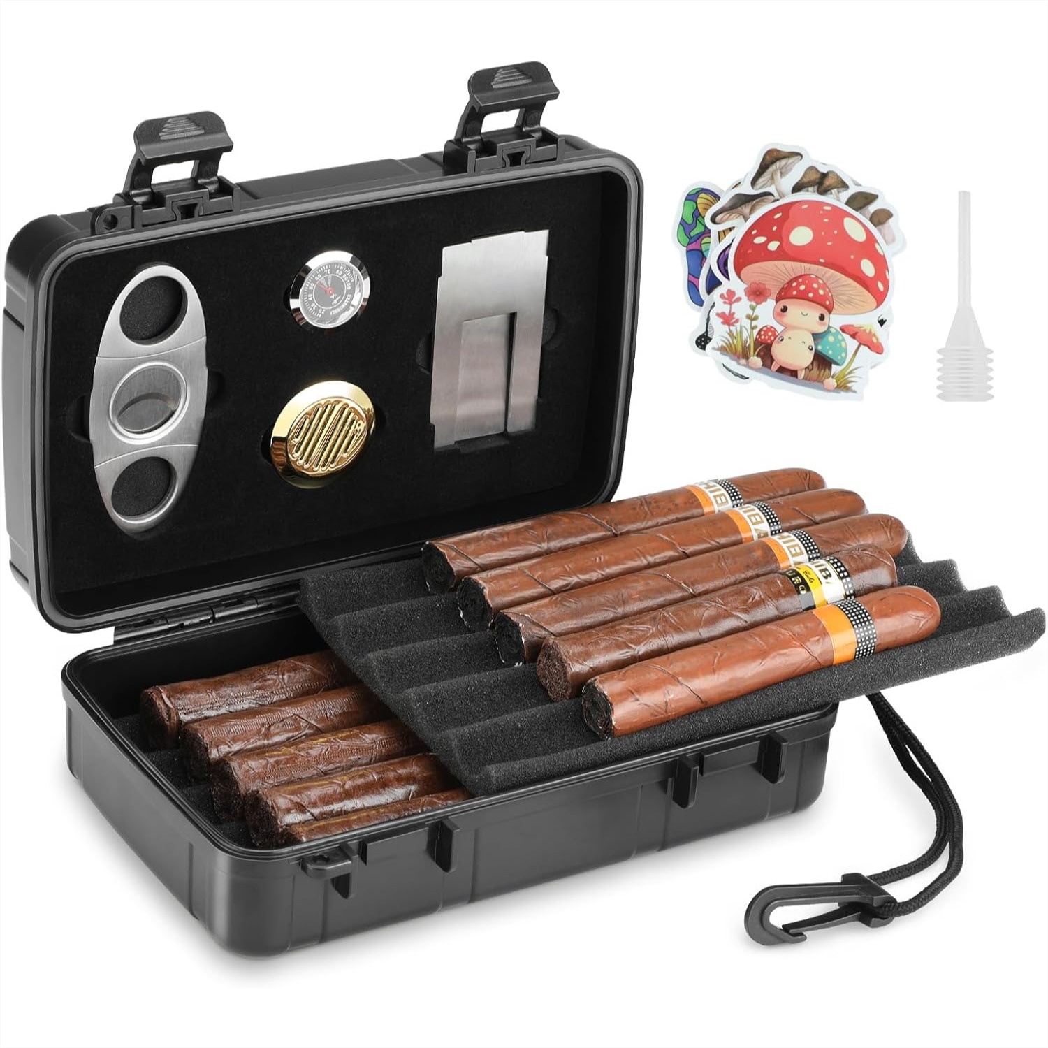 Portable Cigar Humidor Holds 1 - огляд і ціна Men'S Mens Accessories