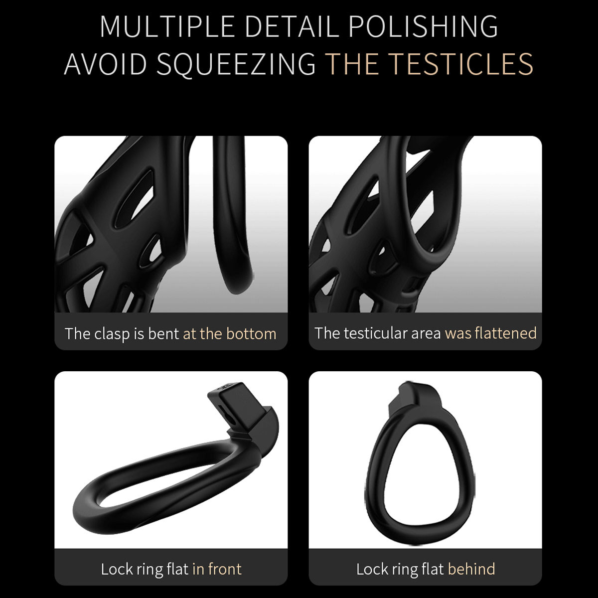 Male Chastity Cage Penis Lock  - огляд і ціна Men'S Mens Accessories