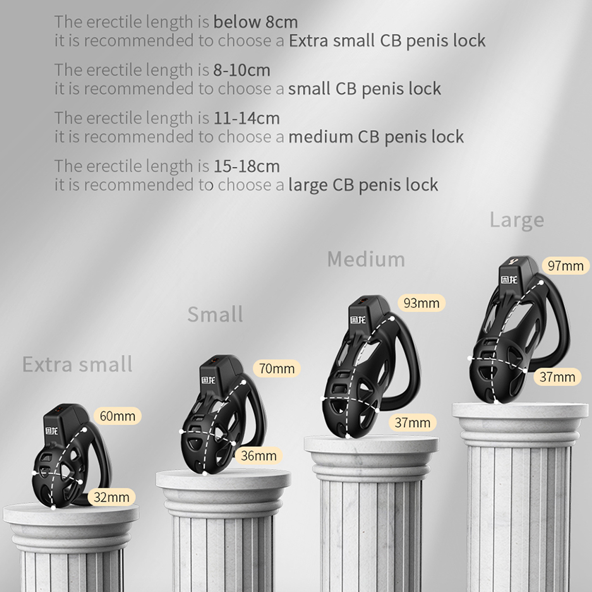 Male Chastity Cage Penis Lock  - огляд і ціна Men'S Mens Accessories