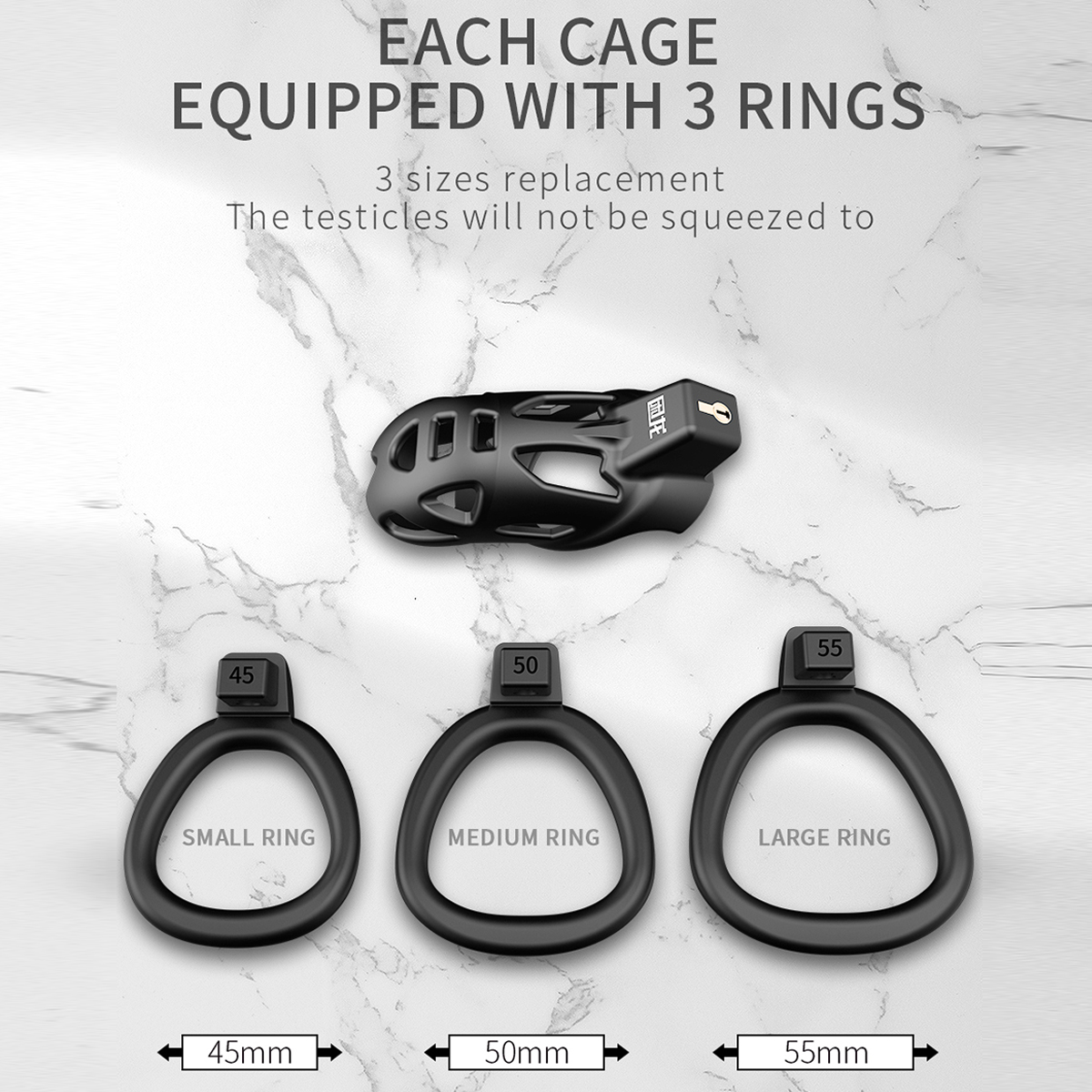 Male Chastity Cage Penis Lock  - огляд і ціна Men'S Mens Accessories