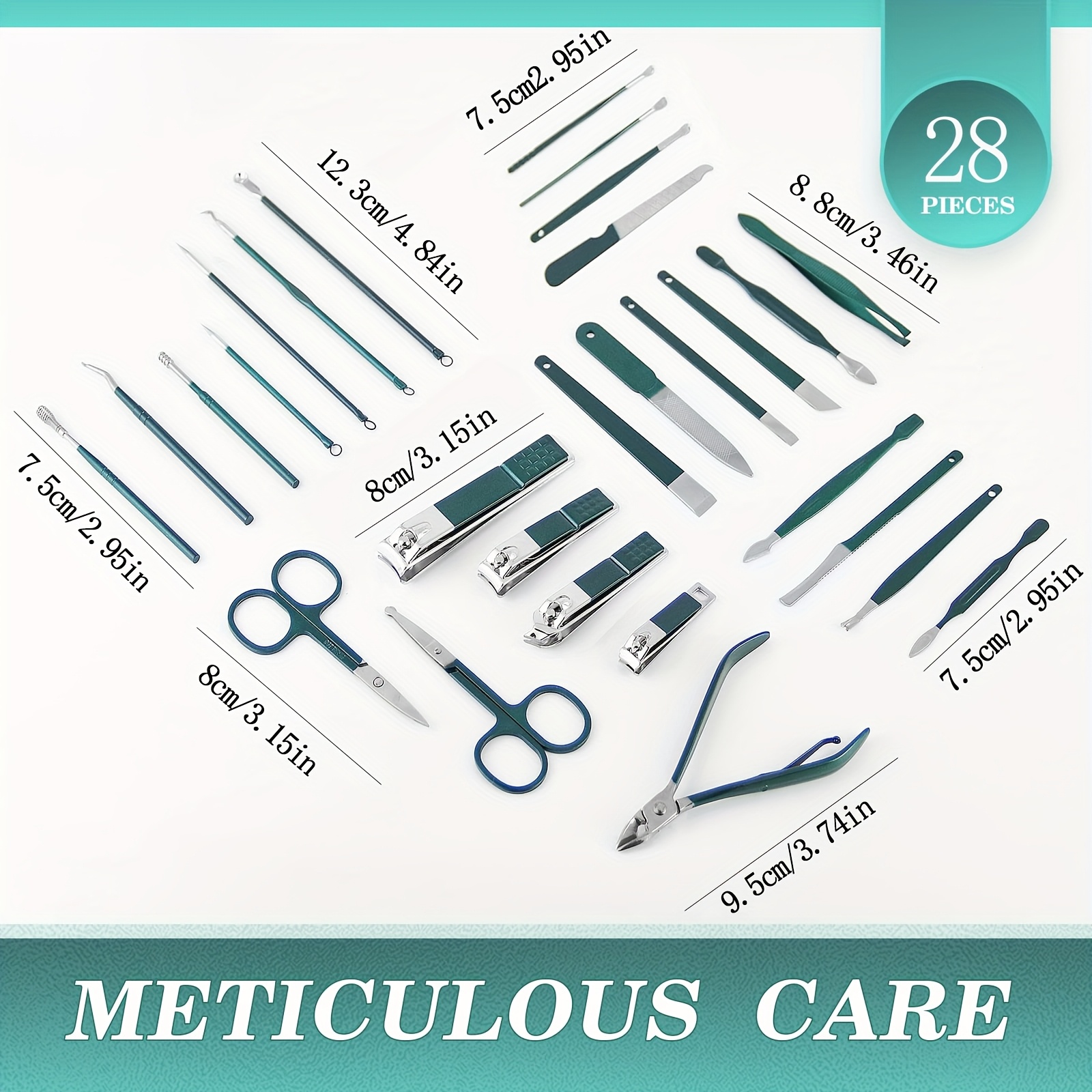 28pcs Manicure set Men Persona - огляд і ціна Men Accessories Combo Set