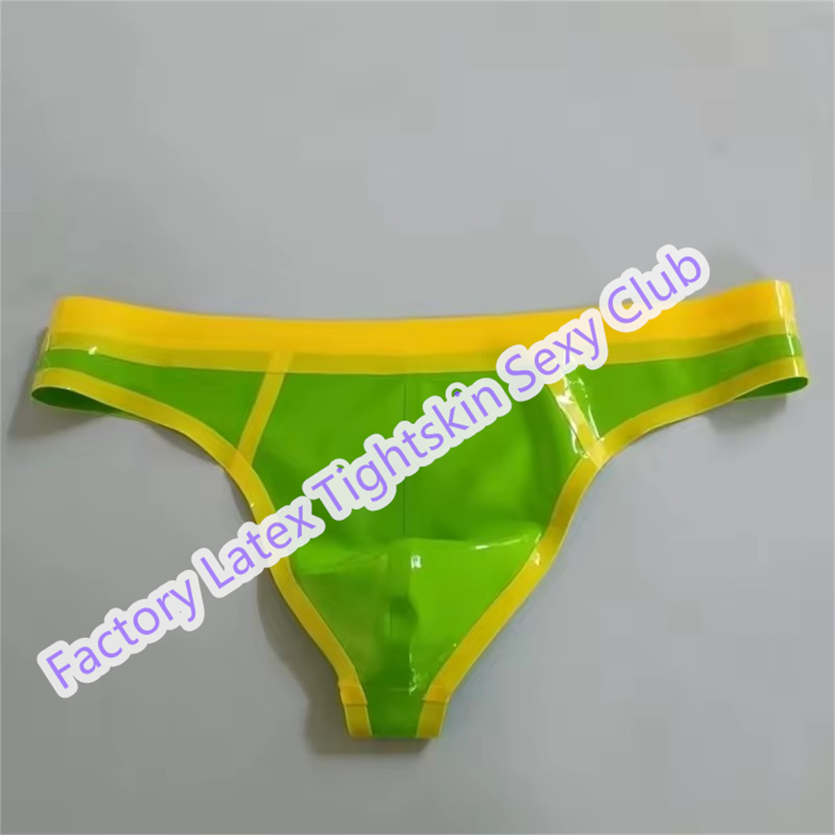 Male Latex Briefs Rubber Short - огляд і ціна Men'S Yellow Accessories
