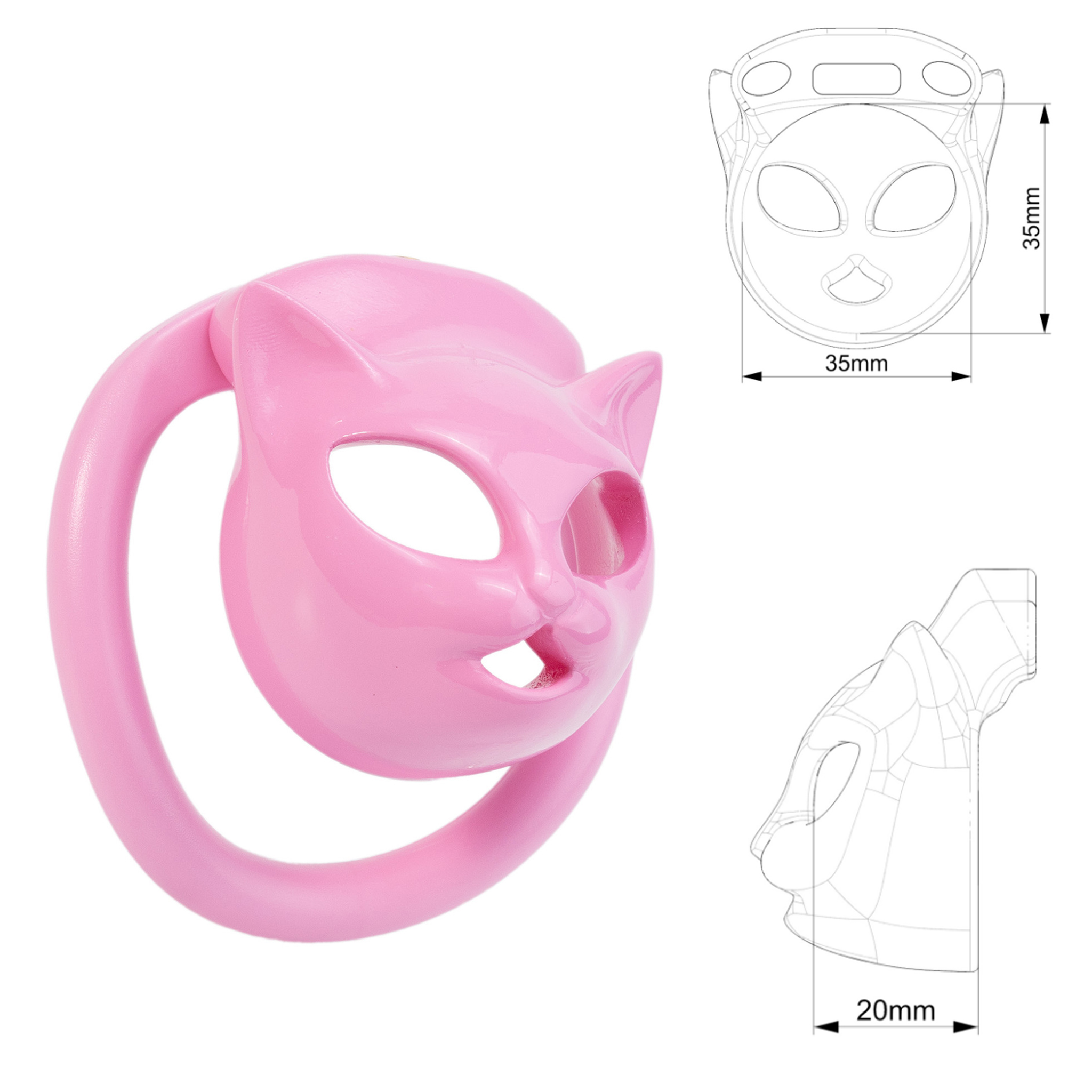 Plastic Micro Femboy Male Chas - огляд і ціна Men'S Mens Accessories