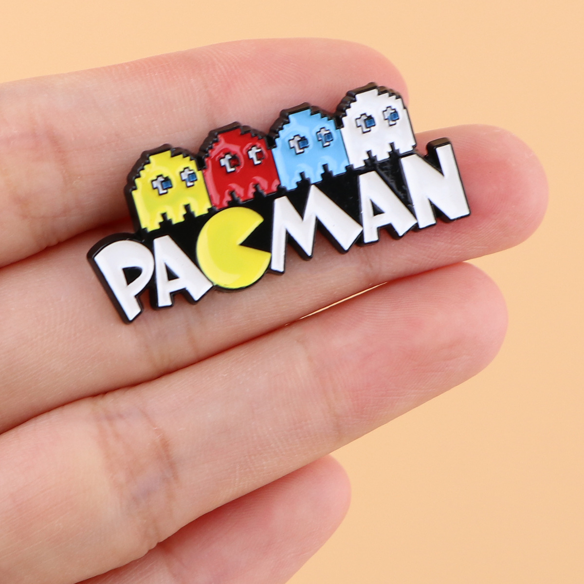 Pac-Man Game Brooch Pin Badge  - огляд і ціна Men Accessories Brooch