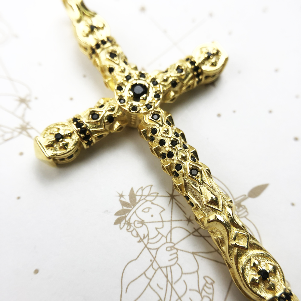Large Richly Ornamented Cross  - огляд і ціна Men'S Accessories Jewelry Brands