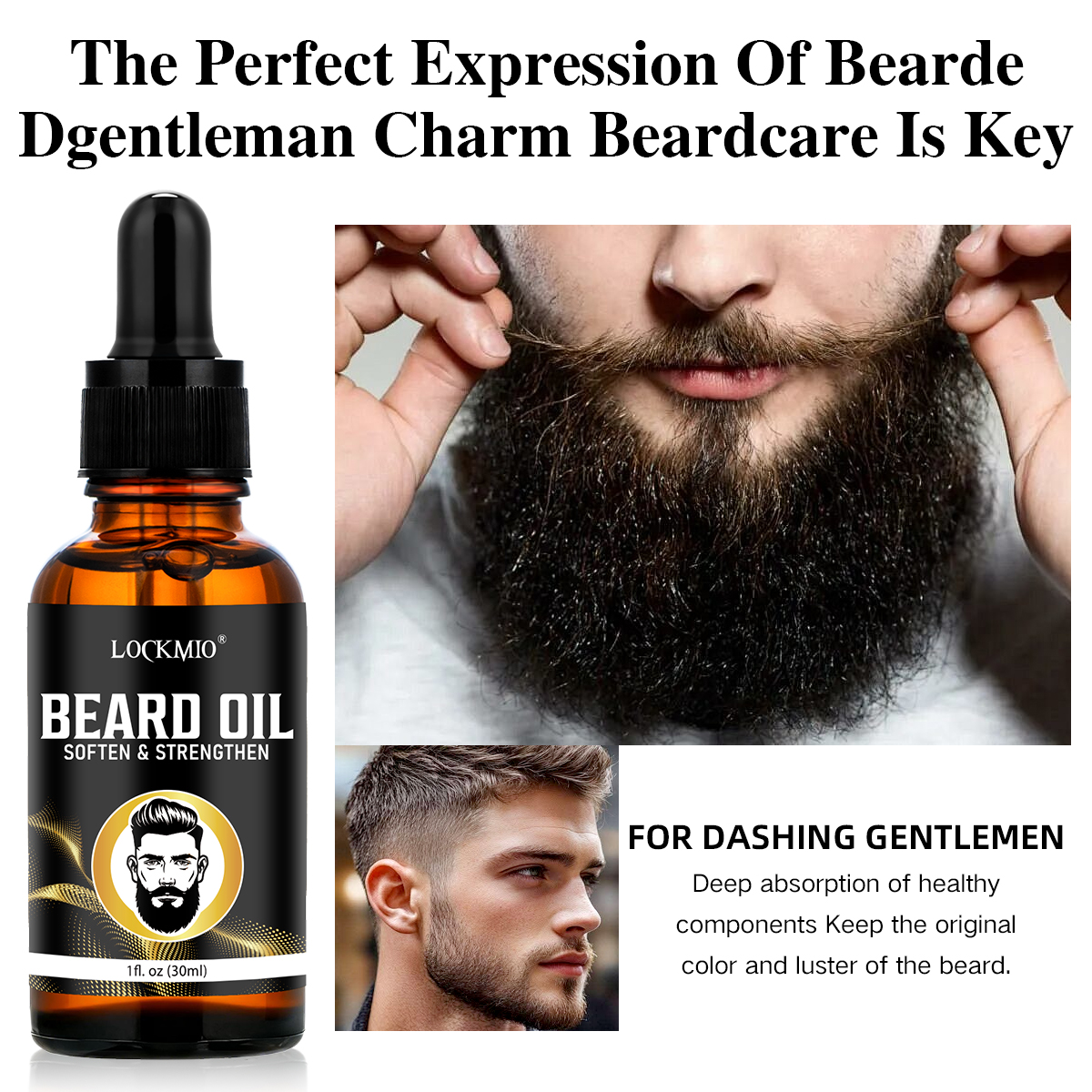 LOCKMIO Beard Care Styling Pro - огляд і ціна Men Accessories Combo Set