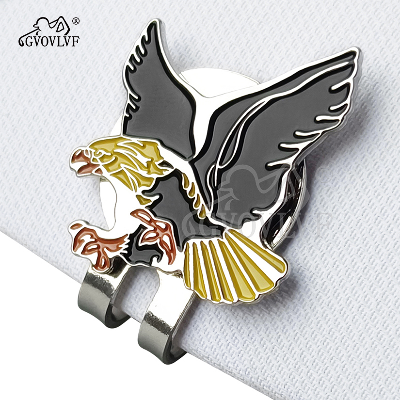 1pc Yellow Eagle Golf Hat Clip - огляд і ціна Men'S Yellow Accessories