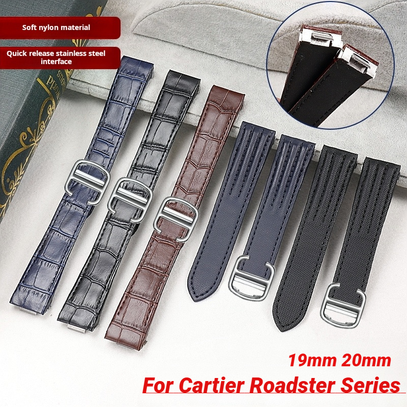 19mm 20mm For Cartier Roadster - огляд і ціна Men'S Accessories Cartier